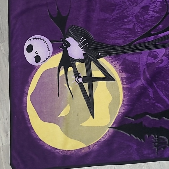 Disney The Nightmare Before Christmas Plush Blanket - Picture 3 of 5